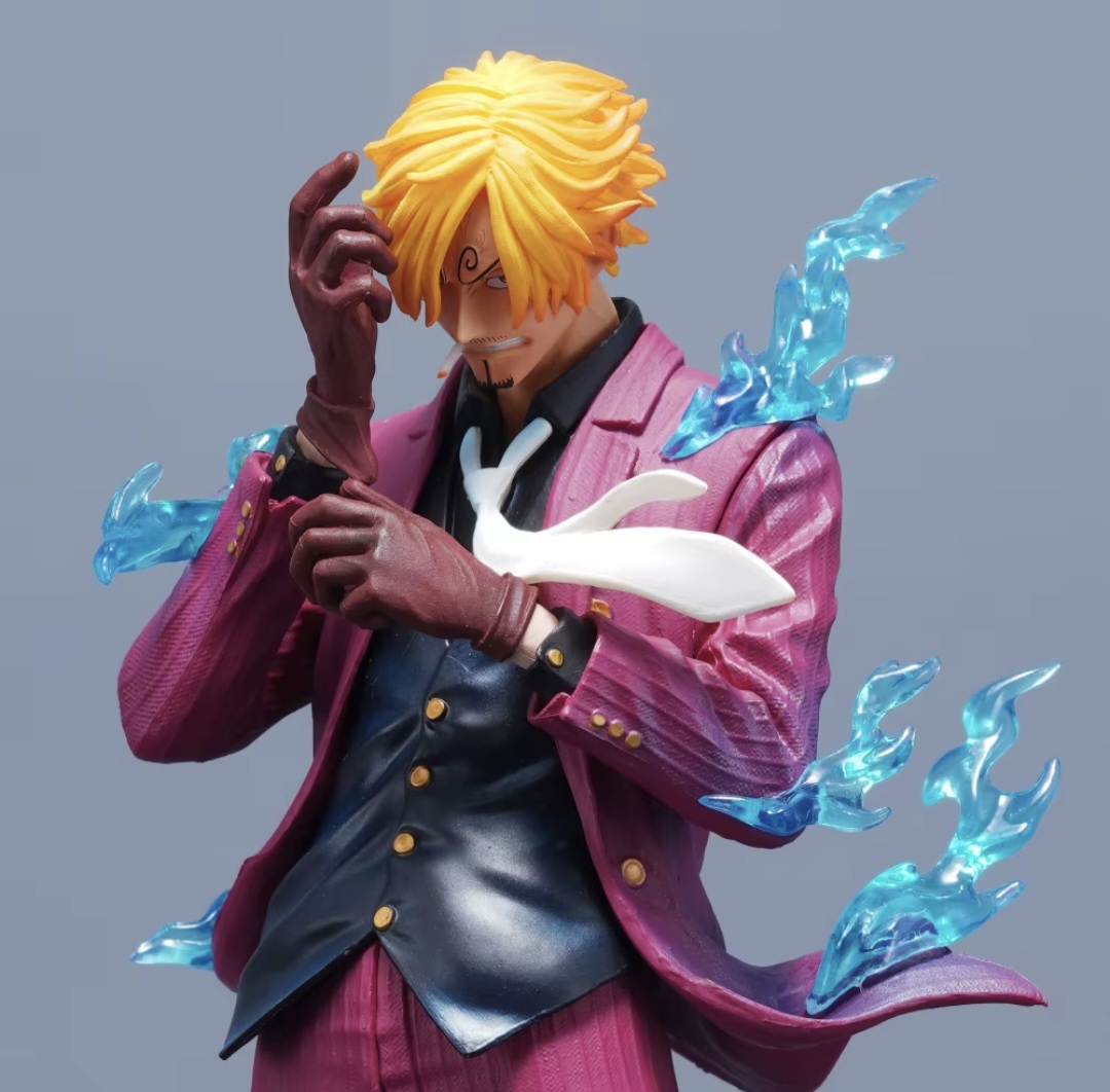 Sanji detalle del rostro